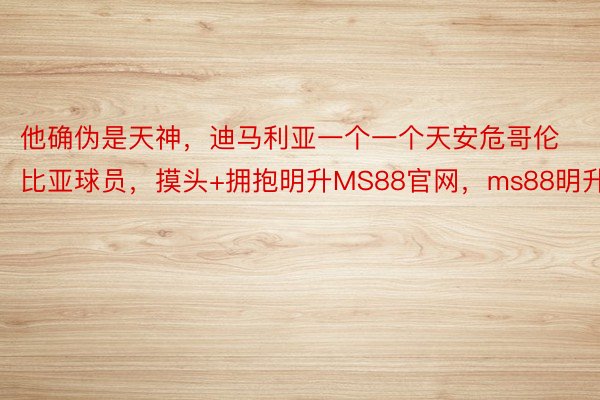 他确伪是天神，迪马利亚一个一个天安危哥伦比亚球员，<a href=